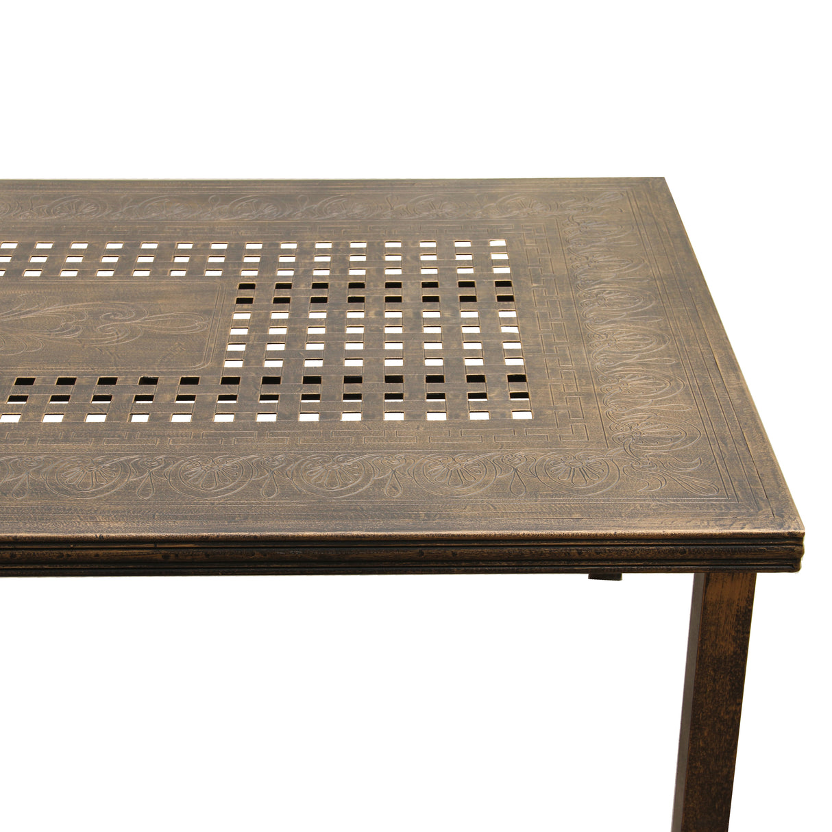 Outdoor Aluminum 9pc Rectangular Patio Dining Set with Eight Chairs - Sharicks