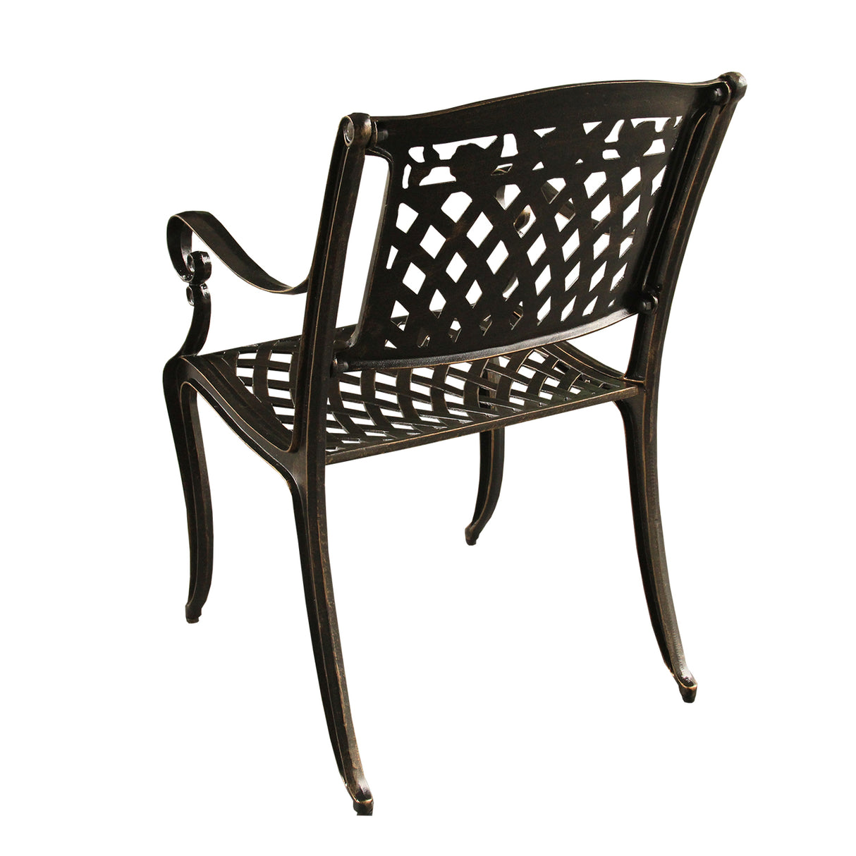Outdoor Aluminum 9pc Rectangular Patio Dining Set with Eight Chairs - Sharicks