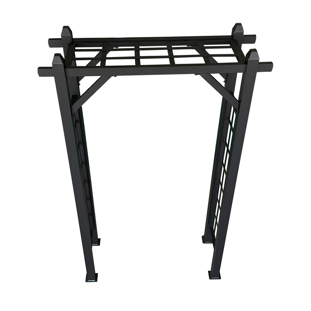 Black Modern Aluminum Garden Arch