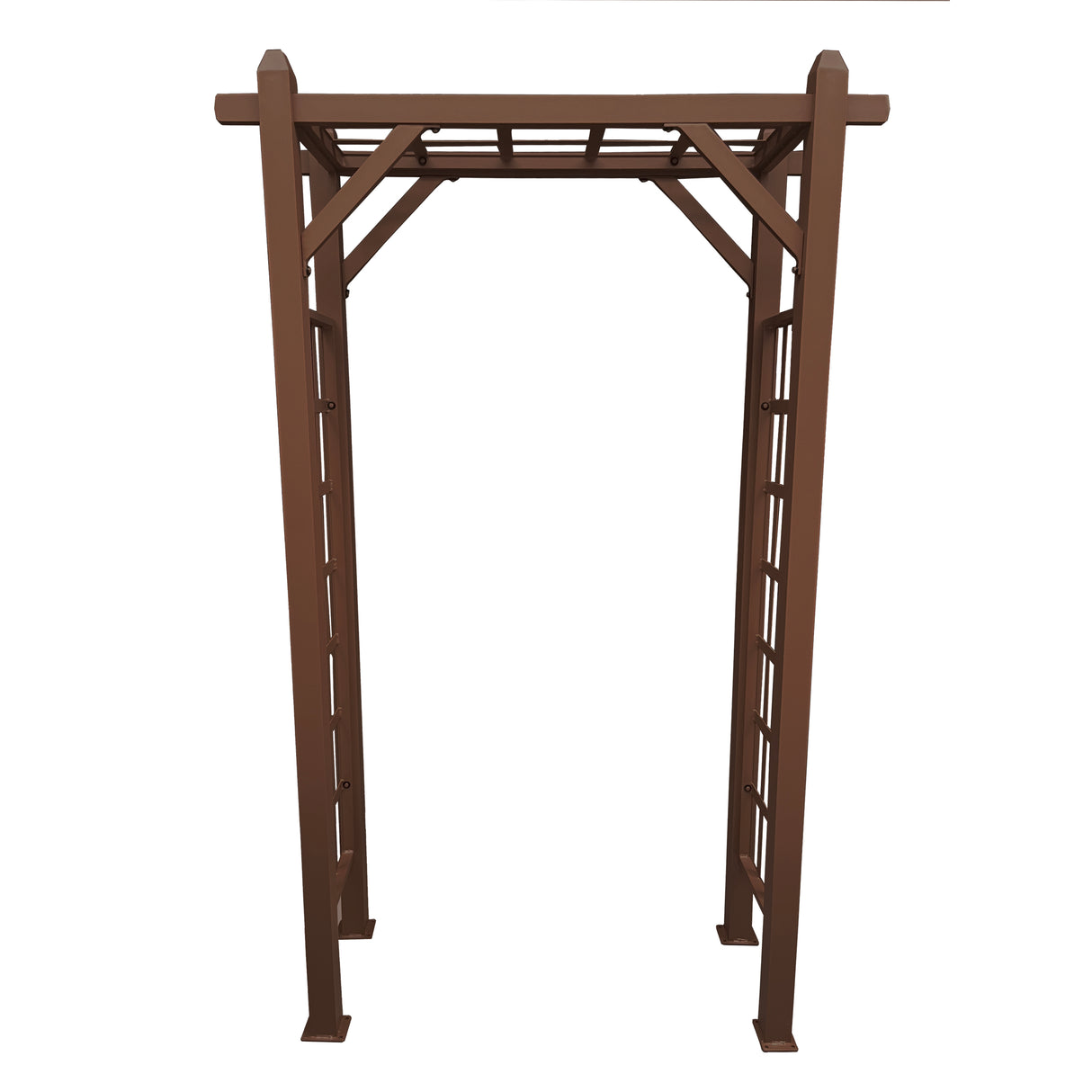 Brown Modern Aluminum Garden Arch
