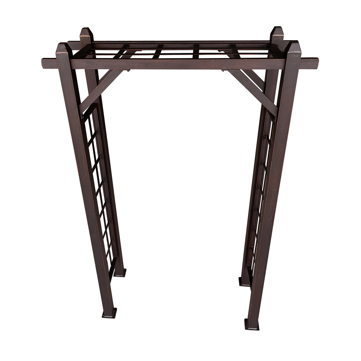 Bronze Modern Aluminum Garden Arch