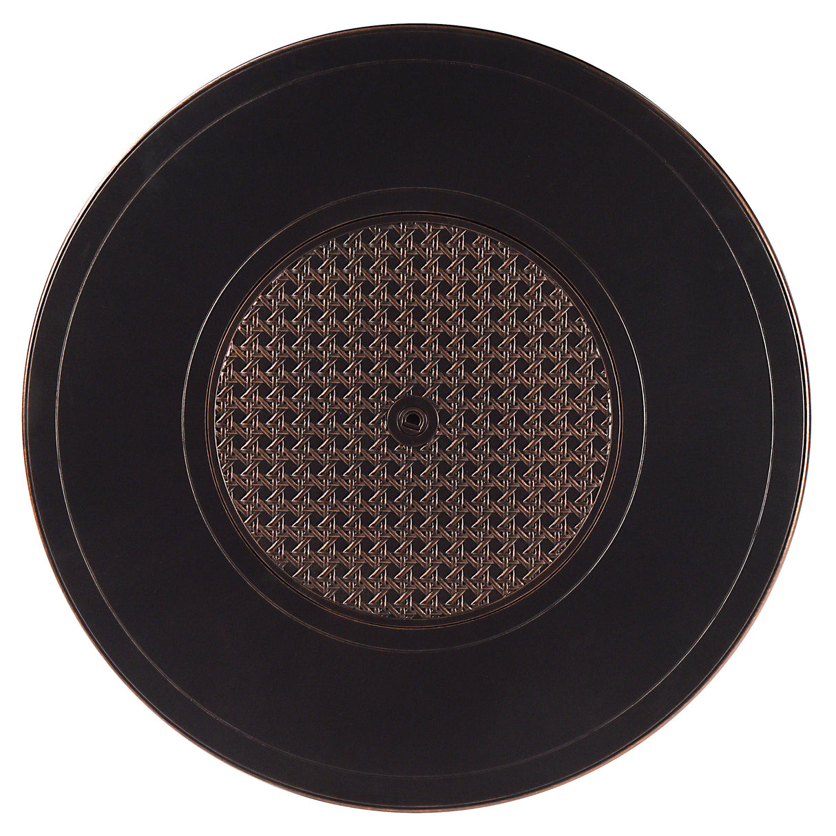 Aluminum 44-in Round Propane Fire Table with Beads, Covers and Lid Sharicks