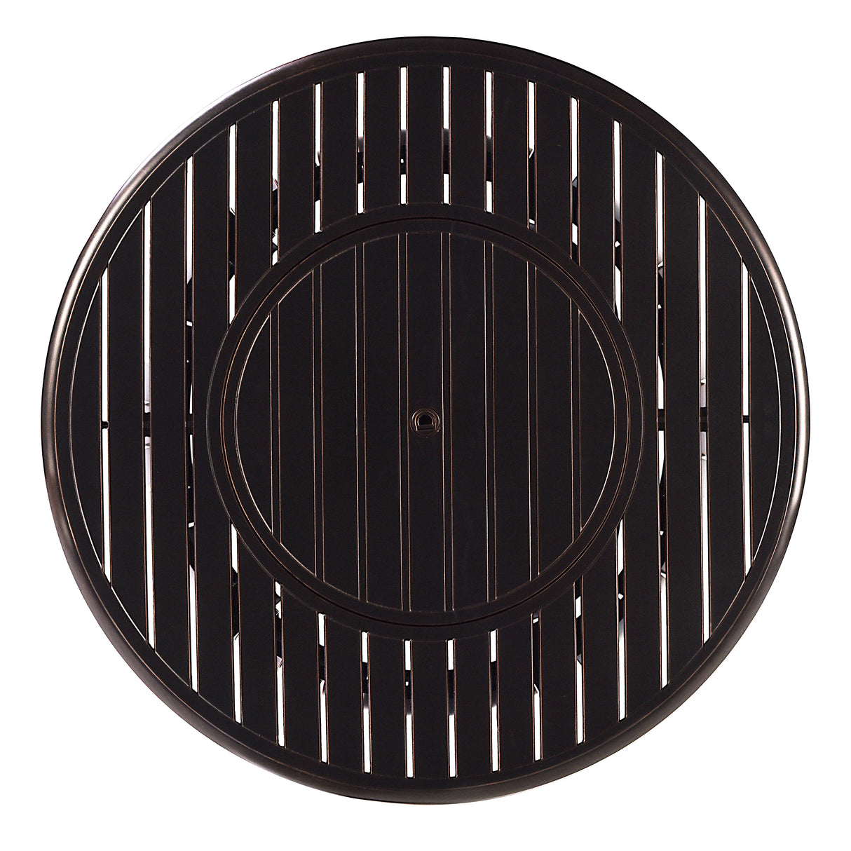 Aluminum 44-in Round Propane Fire Table with Beads, Covers and Lid Sharicks