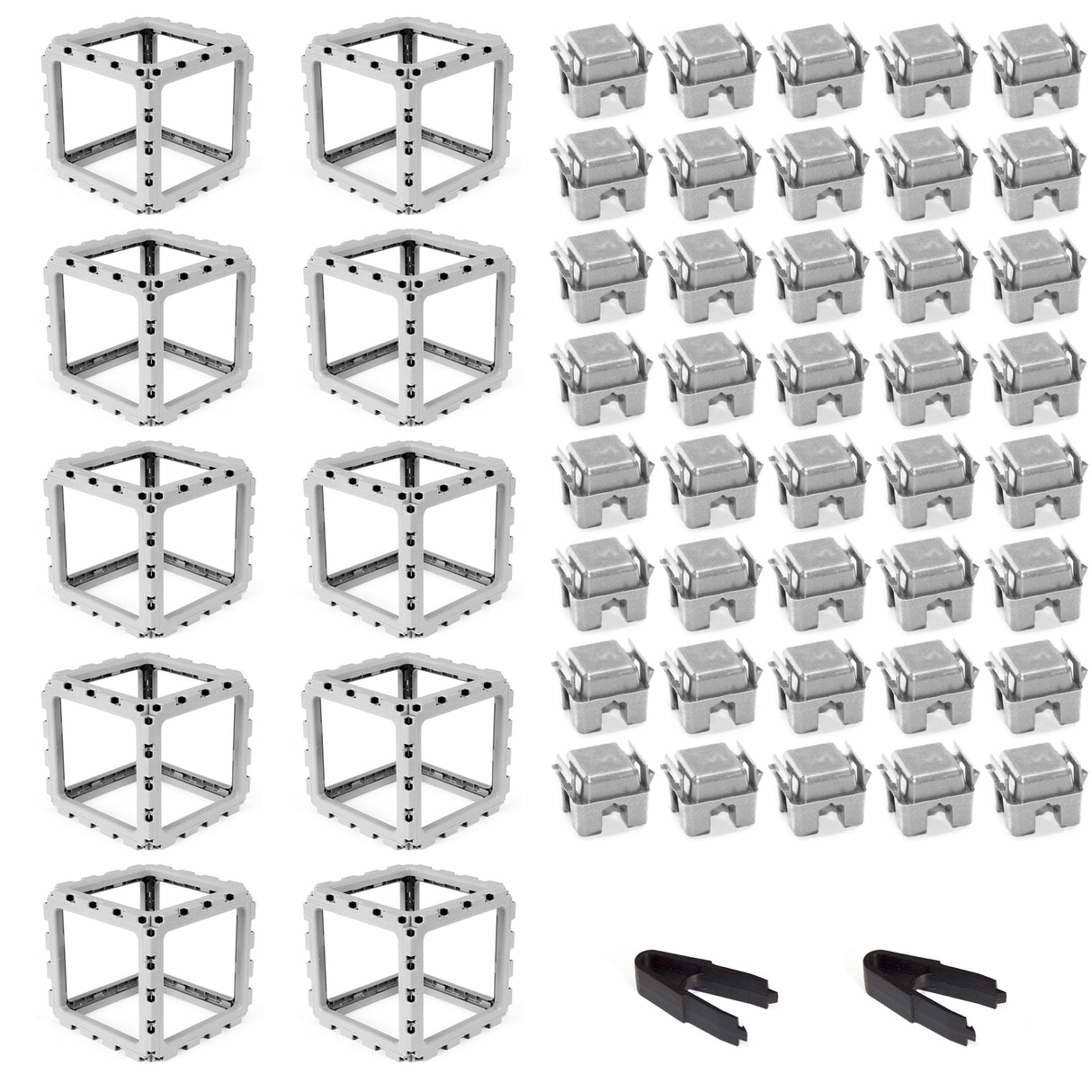 Void Modular Cube – 10-Cube Set | Solid Structural Blocks for Furniture & Décor