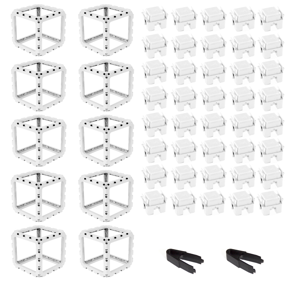 Void Modular Cube – 10-Cube Set | Solid Structural Blocks for Furniture & Décor