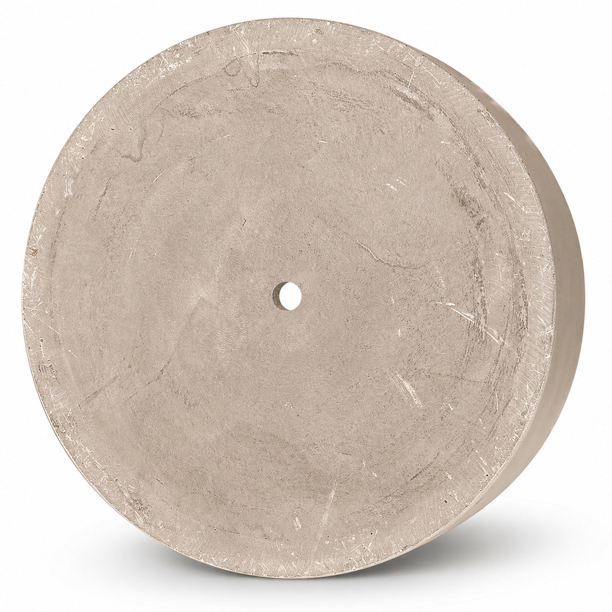 Set of 4 Round Cylinder Polystone Indoor/Outdoor Planters, Sand