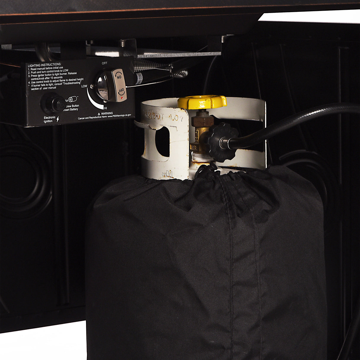 Black Aluminum Fire Table Set with Two Loveseats and Two Club Chairs - Sharicks