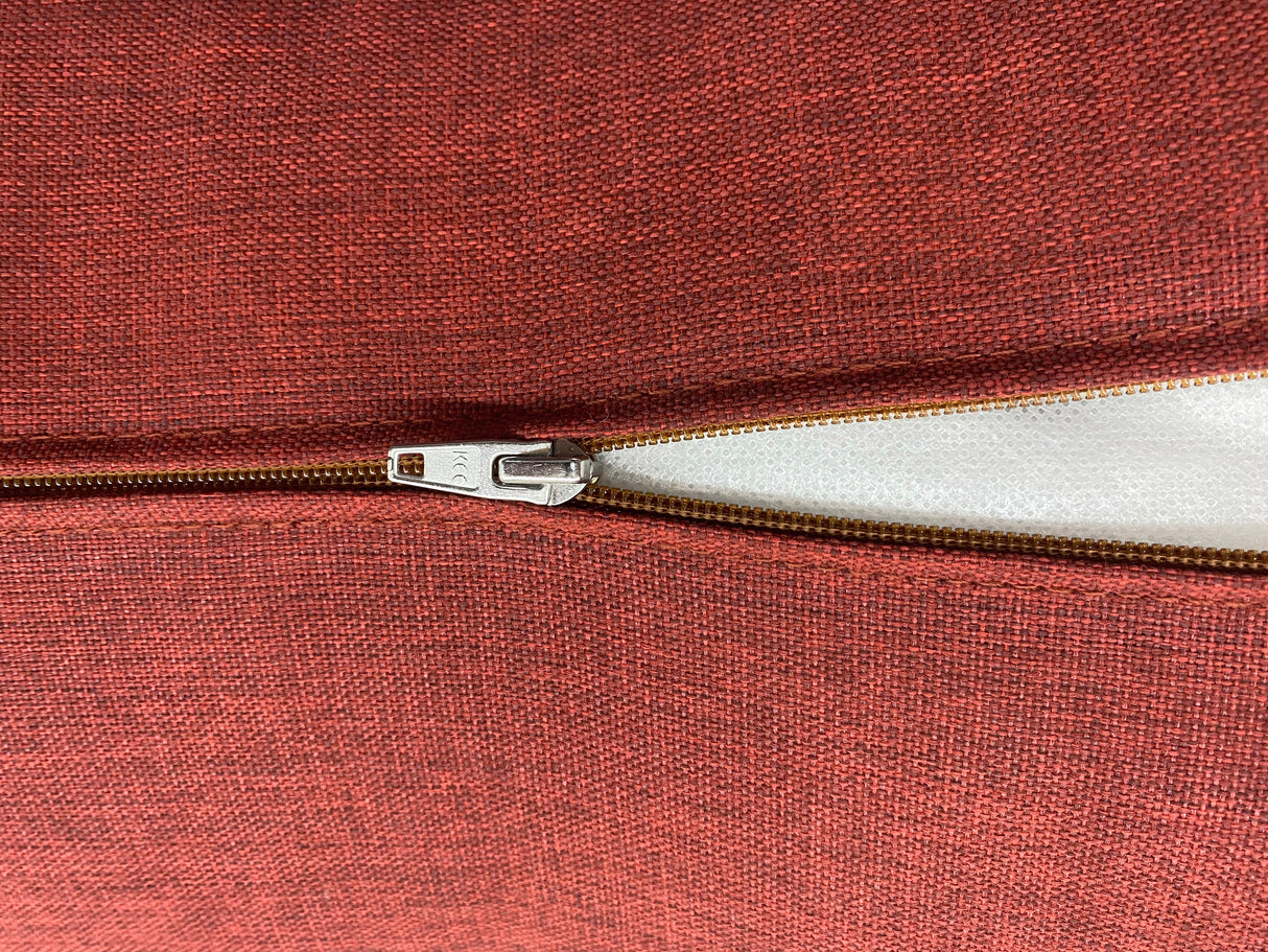 26 x 24 Outdoor Patio Deep Seating Cushion Set in Red with Ties - Sharicks