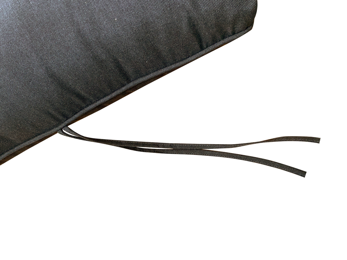 26 x 24 Outdoor Patio Deep Seating Cushion Set in Set Black with Ties - Sharicks