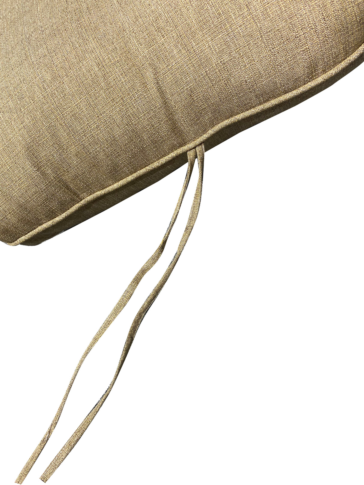 28 x 28 Outdoor Patio Deep Seating Cushion Set in Tan with Ties - Sharicks