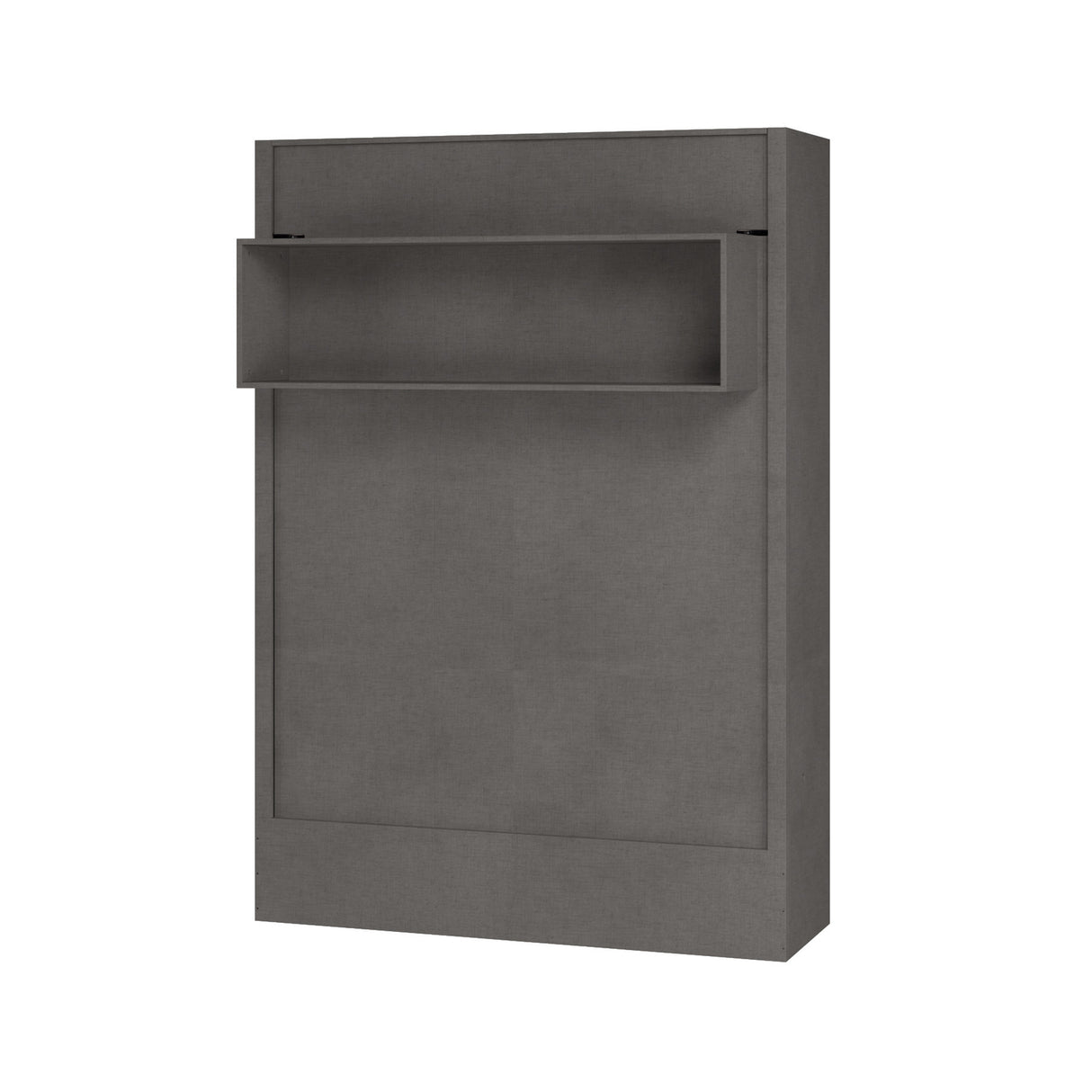 Easy-Lift Full Murphy Wall Bed in Dark Grey with Shelf - Sharicks