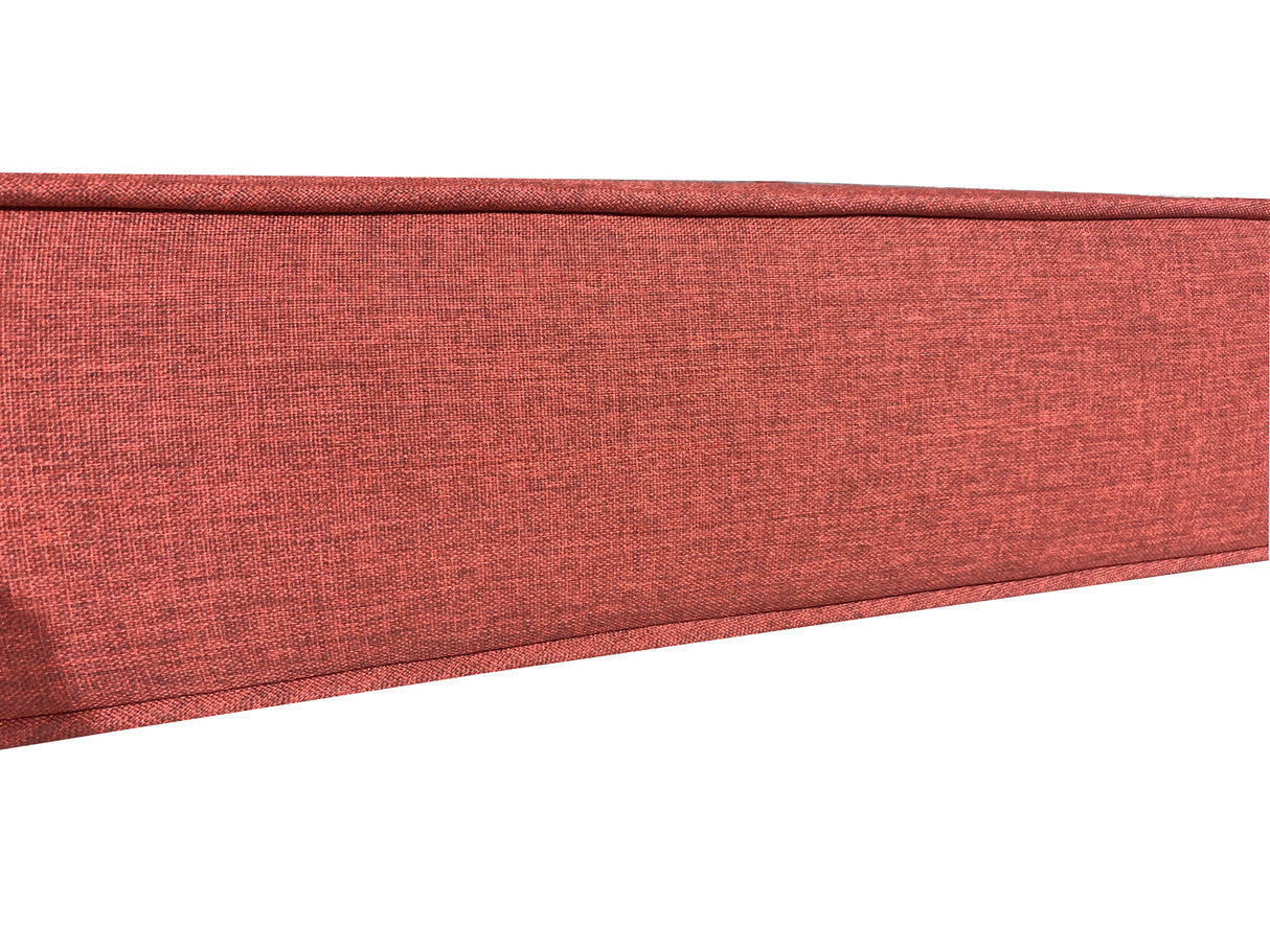 26 x 24 Outdoor Patio Deep Seating Cushion Set in Red with Ties - Sharicks