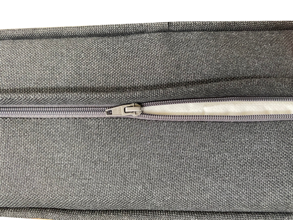 26 x 24 Outdoor Patio Deep Seating Cushion Set in Set Black with Ties - Sharicks