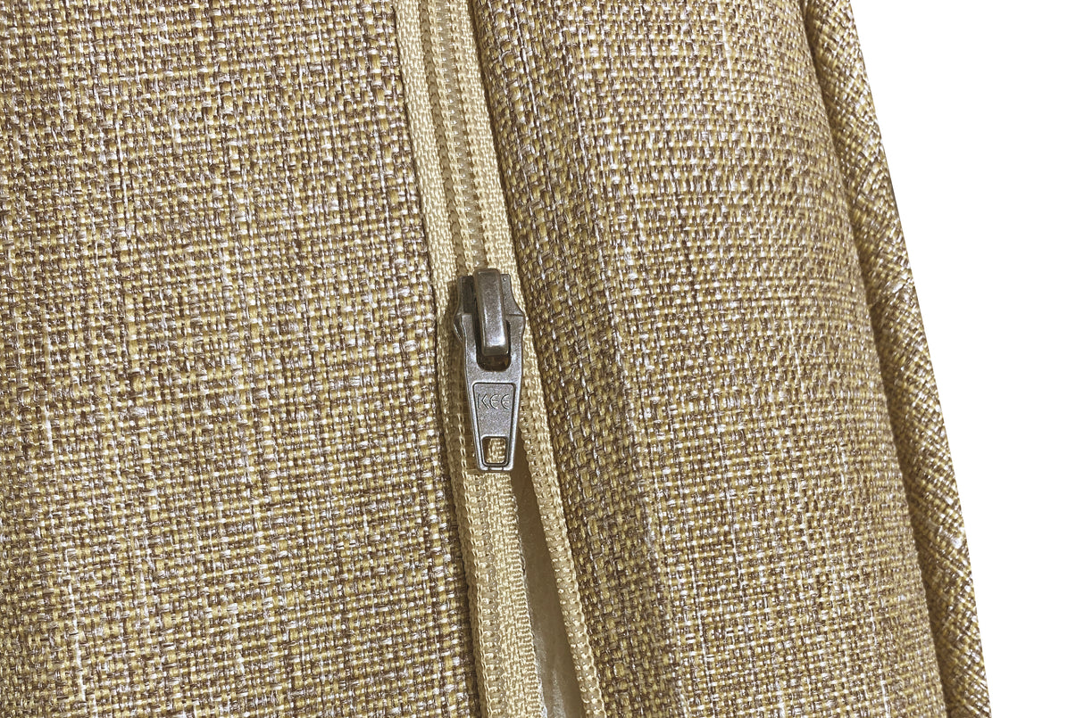 28 x 28 Outdoor Patio Deep Seating Cushion Set in Tan with Ties - Sharicks