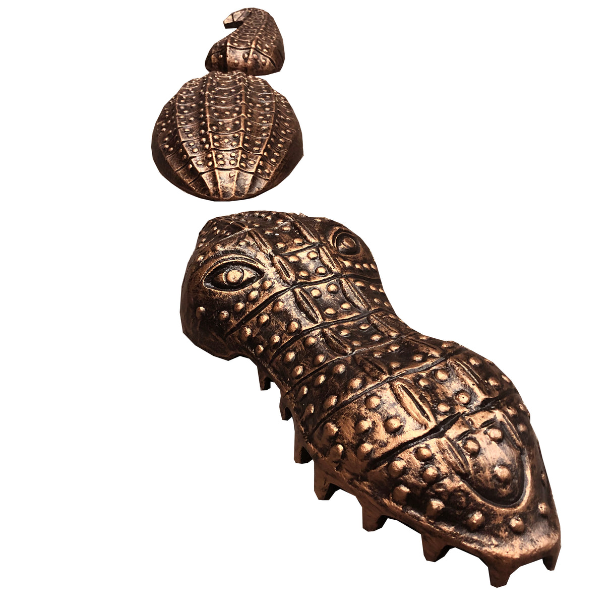 Antique Bronze Cast Aluminum Metal Garden Gator - Sharicks