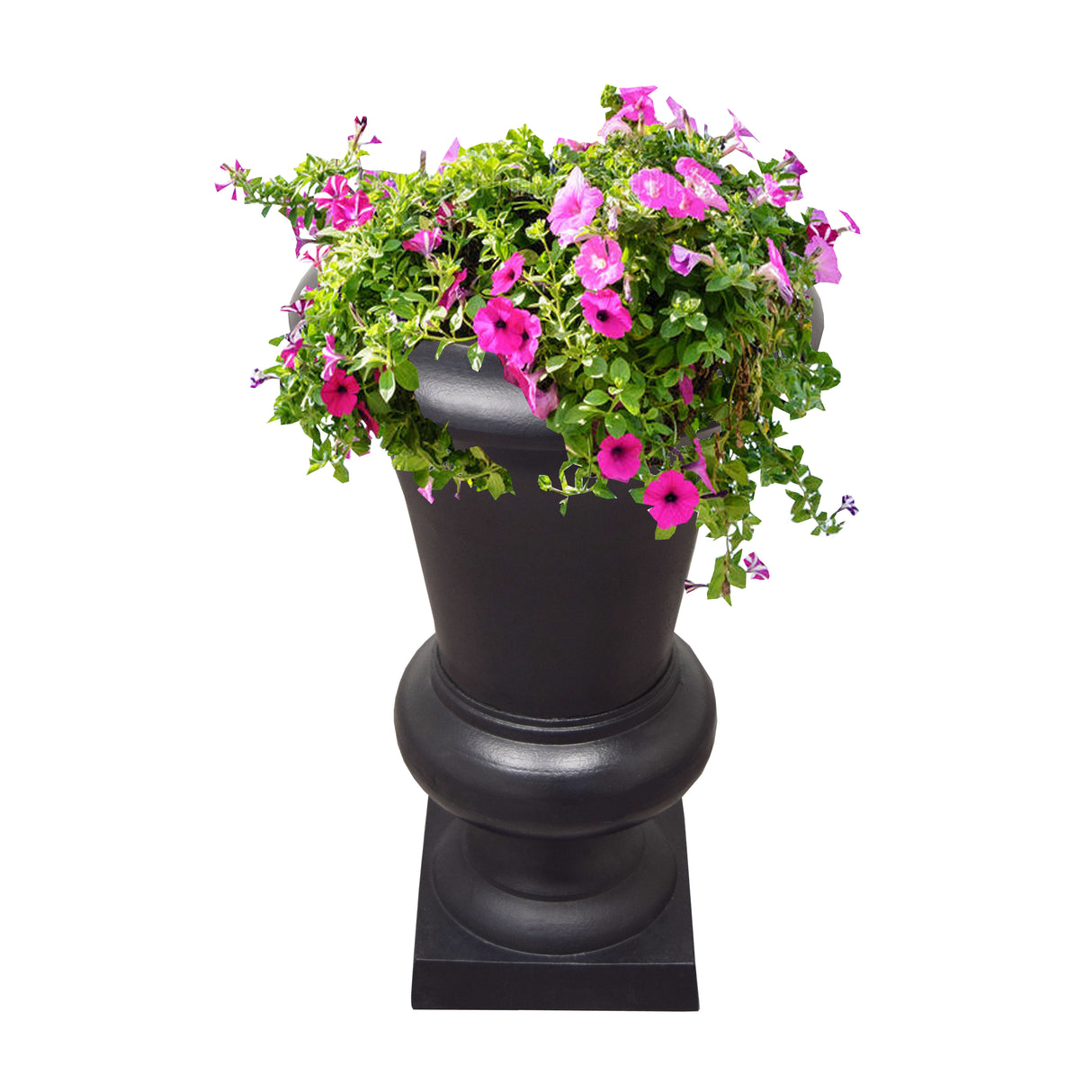 Ornate Round Cast Aluminum Metal 40-in Bird Bath Planter Vase Combo Sharicks