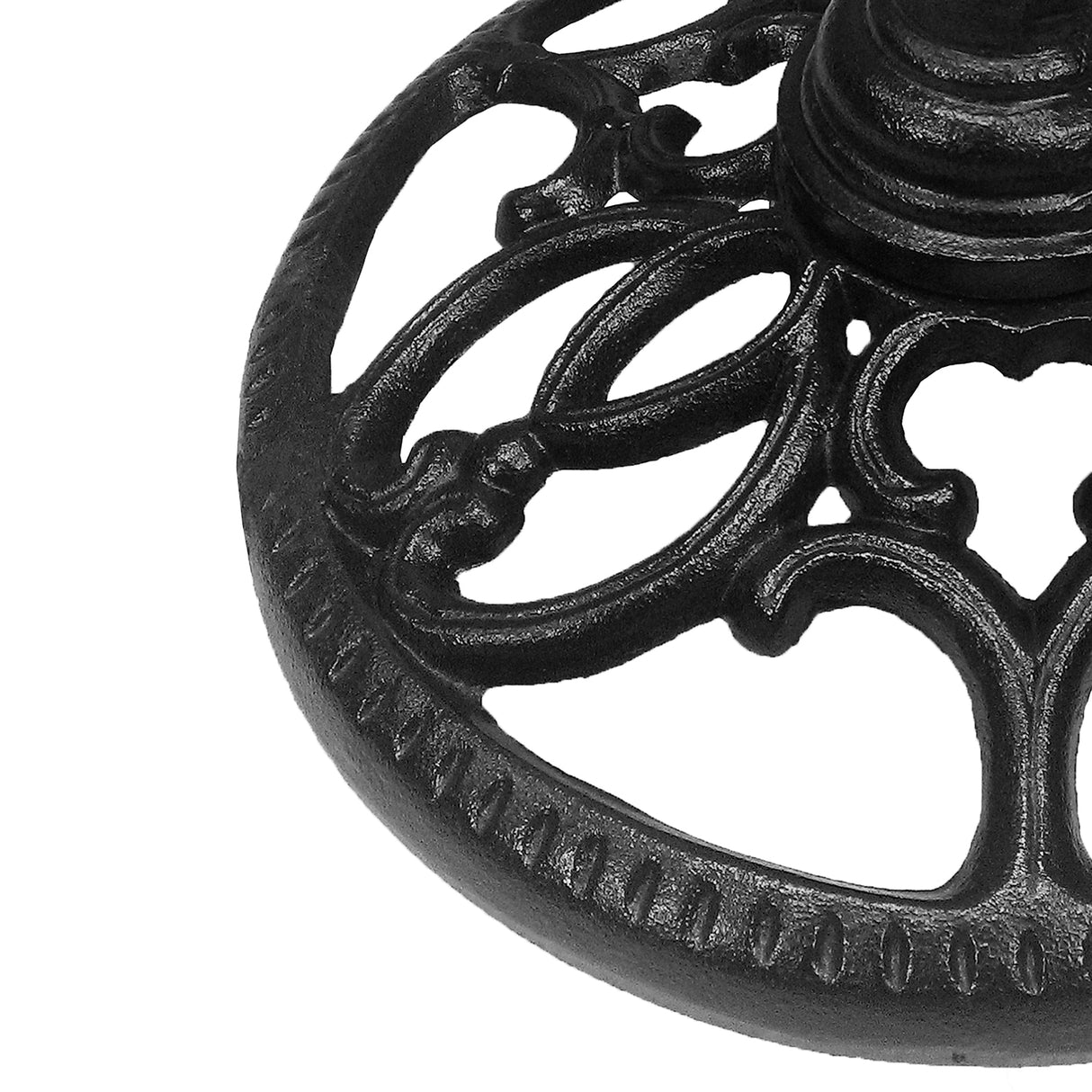 Black 23 lbs Round Cast Iron Umbrella Stand Base Weight Sharicks