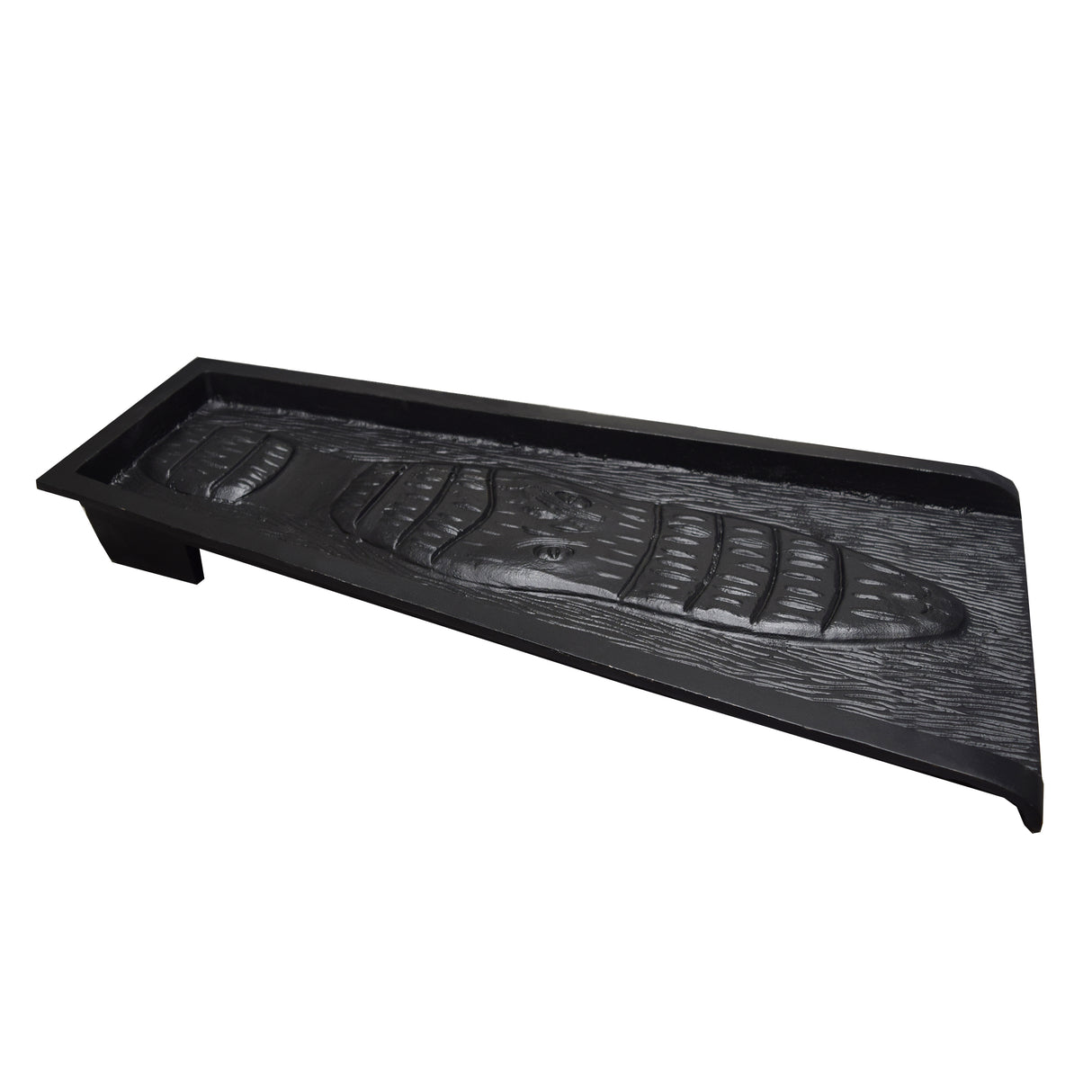 Black Alligator 24-in Cast Aluminum Downspout Gutter Splash Block Sharicks