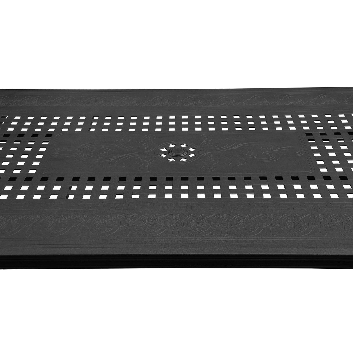 Outdoor Aluminum 9pc Rectangular Patio Dining Set with Eight Chairs - Sharicks