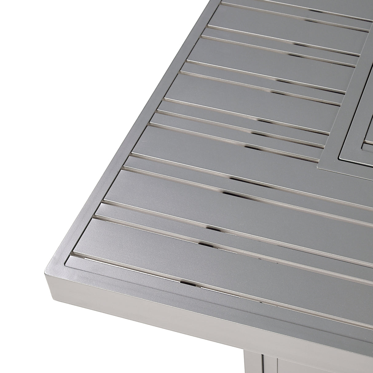 Aluminum 42-in Square Propane Fire Table with Beads, Covers and Lid Sharicks