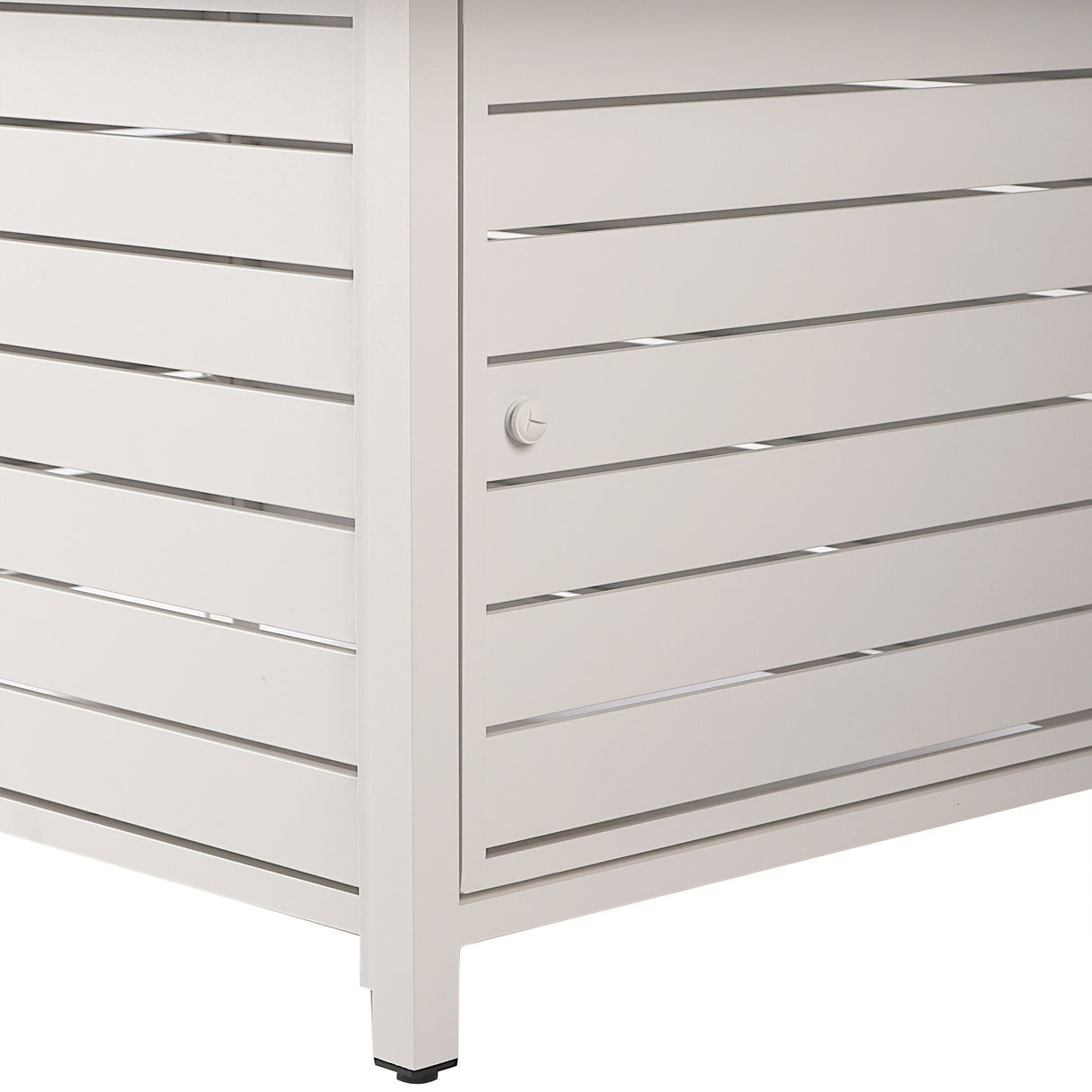 Aluminum 48-in Rectangular Propane Fire Table, Beads, Covers and Lid Sharicks