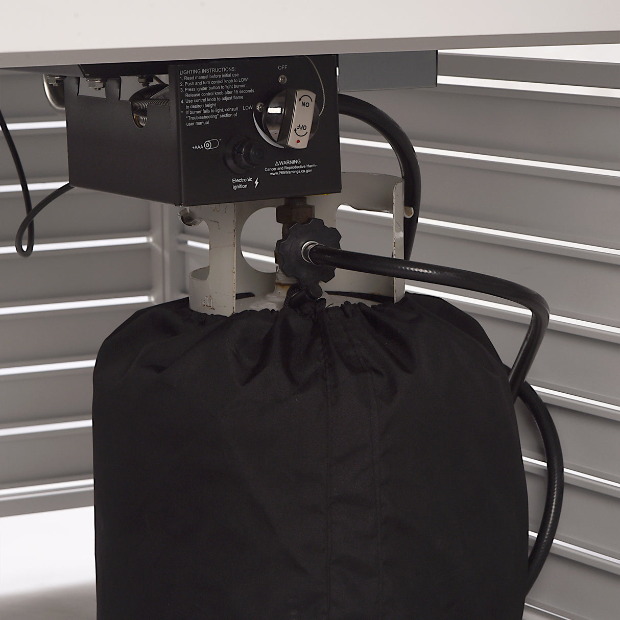 Aluminum 48-in Rectangular Propane Fire Table, Beads, Covers and Lid Sharicks