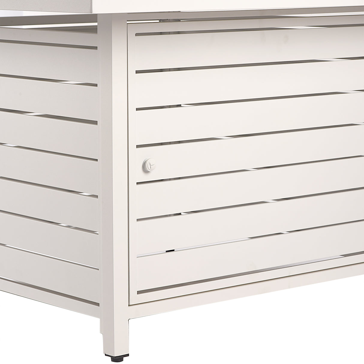 Aluminum 42-in Square Propane Fire Table with Beads, Covers and Lid Sharicks