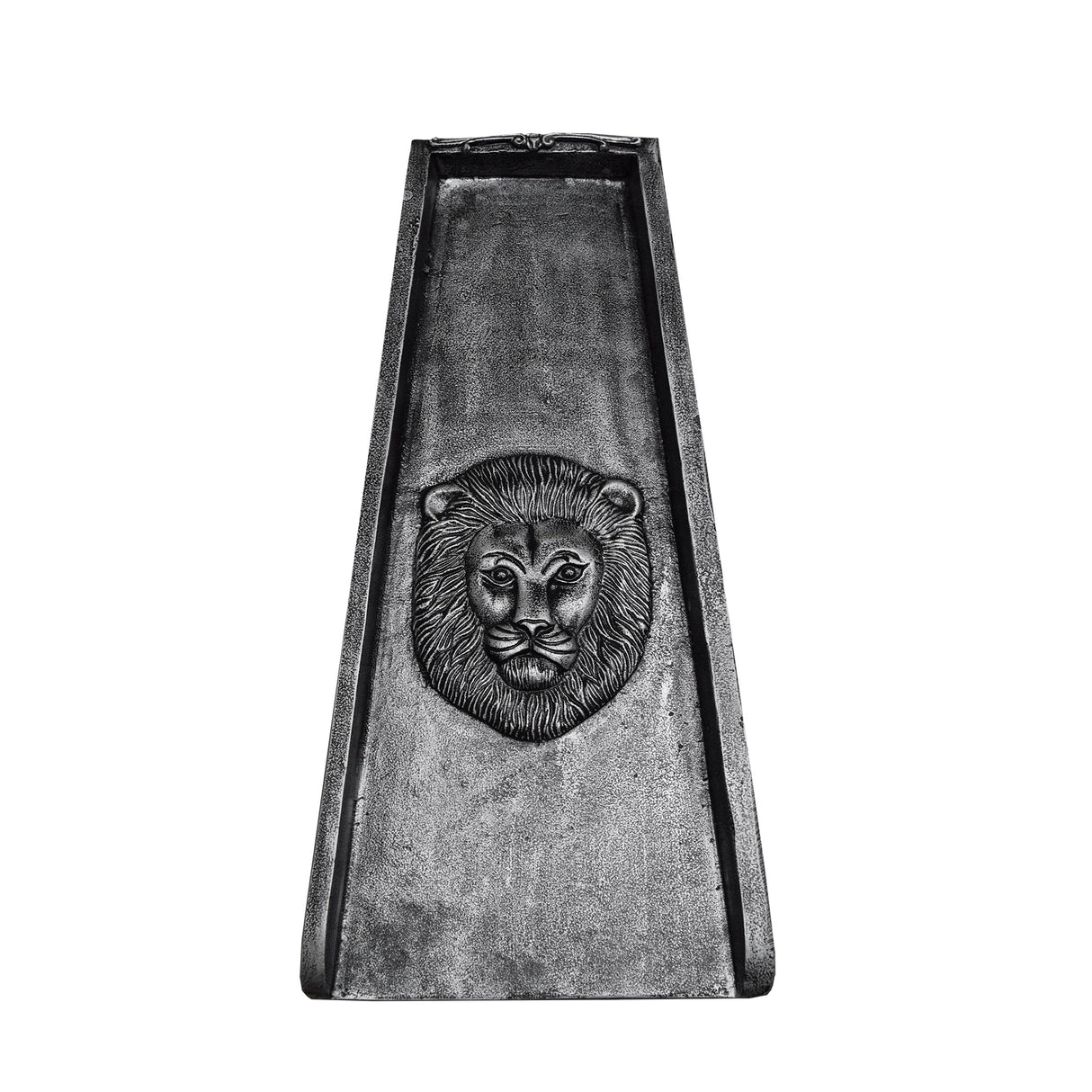 Silver Lion Alligator 24-in Cast Aluminum Downspout Gutter Splash Block Sharicks