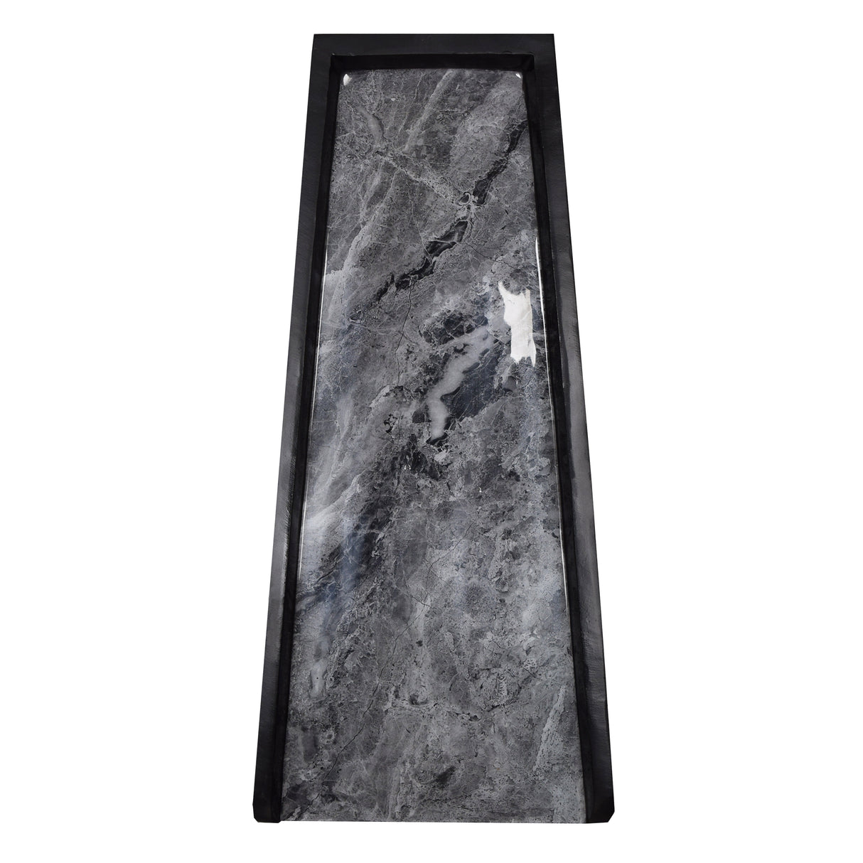 Grey Faux Marble 24-in Cast Aluminum Downspout Gutter Splash Block Sharicks