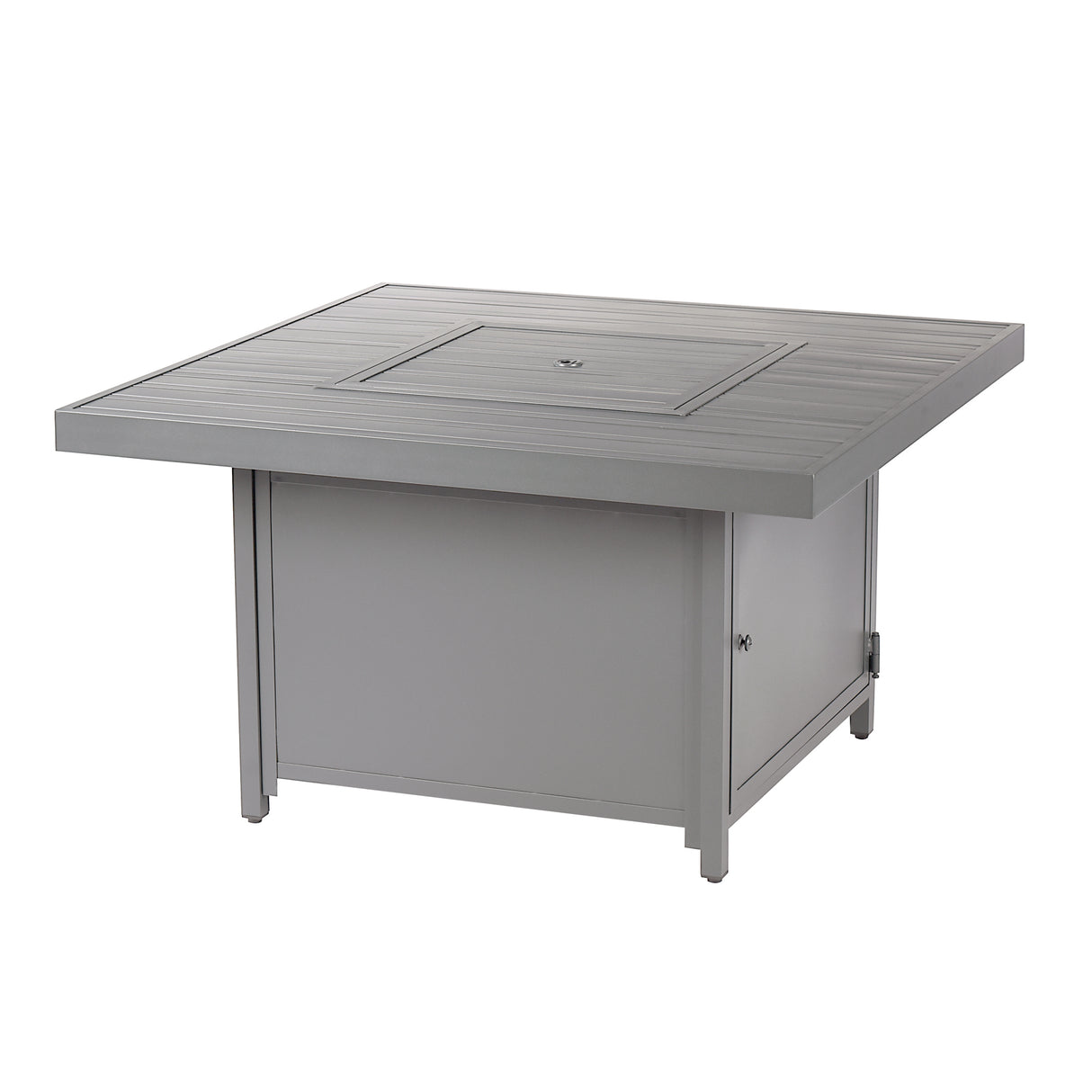 Aluminum 42-in Square Propane Fire Table with Beads, Covers and Lid Sharicks