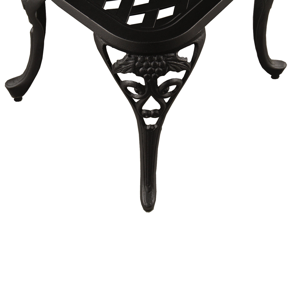 Black Grape Vineyard Outdoor Patio Garden Aluminum 3 Piece Bistro Set Sharicks