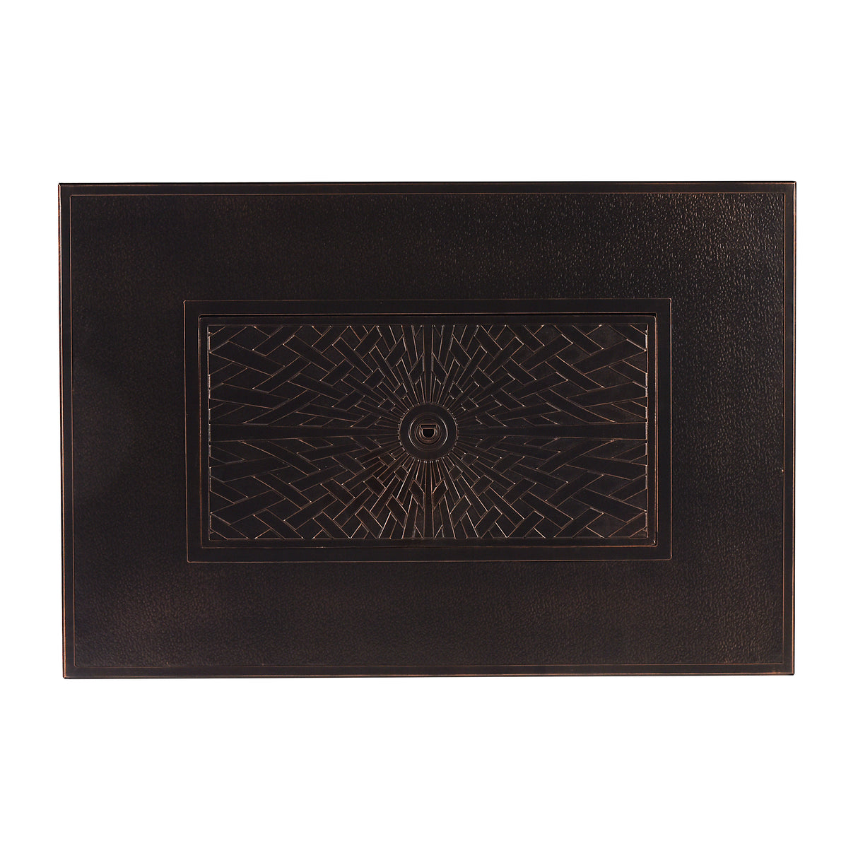 Aluminum 48-in Rectangular Propane Fire Table, Beads, Covers and Lid Sharicks