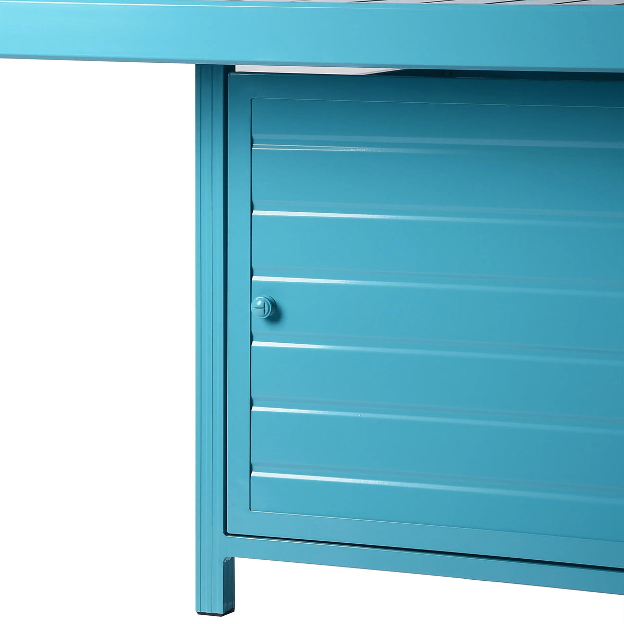 Aluminum 42-in Square Propane Fire Table with Beads, Covers and Lid Sharicks