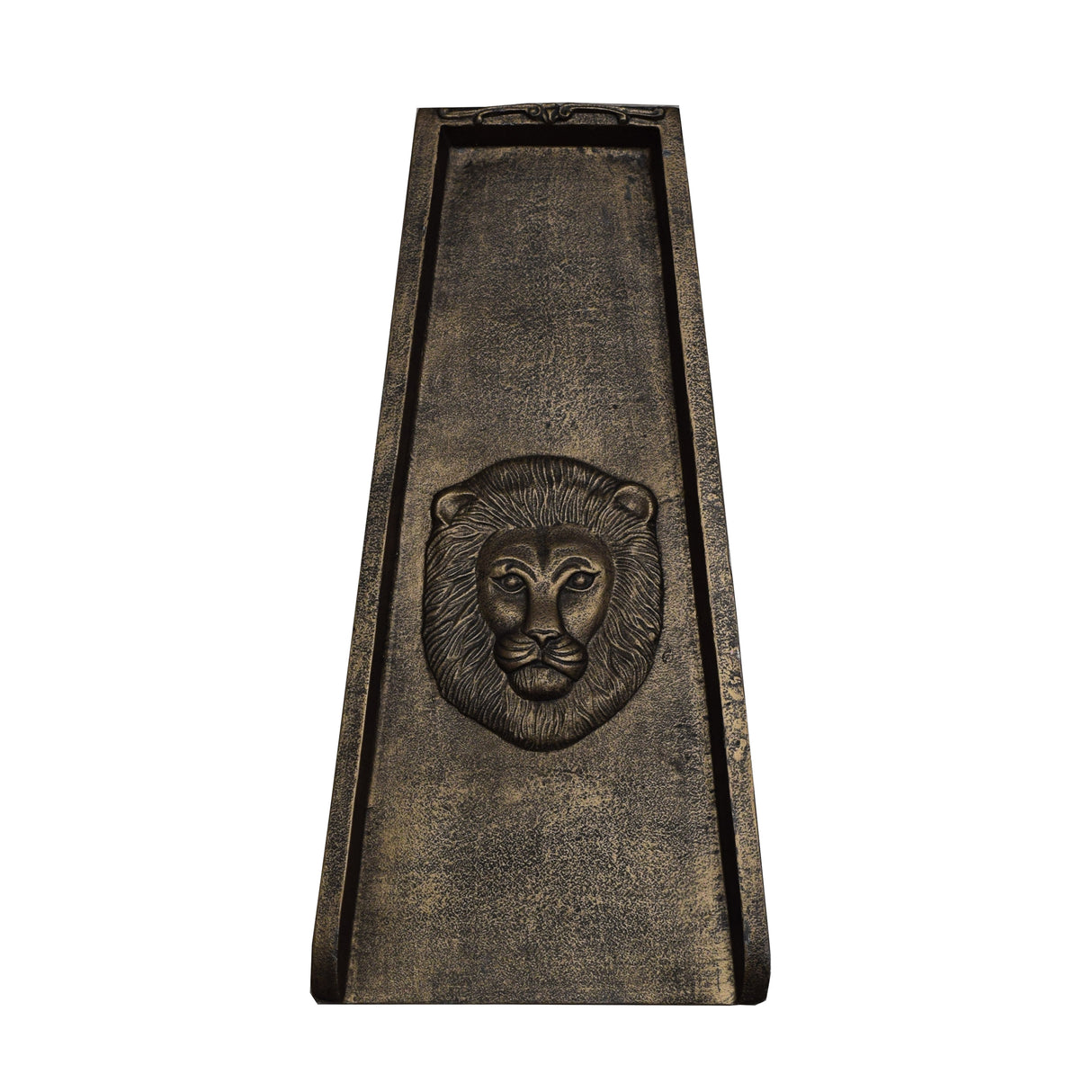 Bronze Lion 24-in Cast Aluminum Downspout Gutter Splash Block Sharicks