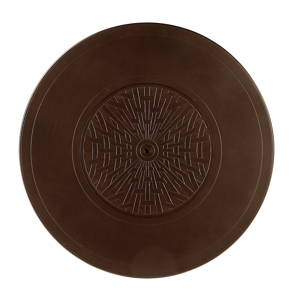 Aluminum 44-in Round Propane Fire Table with Beads, Covers and Lid Sharicks