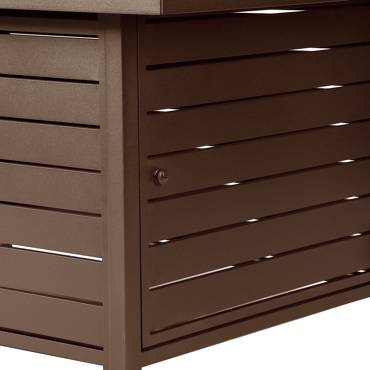 Aluminum 48-in Rectangular Propane Fire Table, Beads, Covers and Lid Sharicks