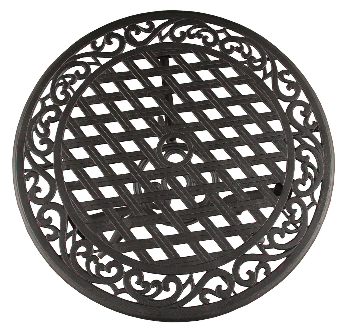 Black Ornate Outdoor Patio Garden Aluminum 3 Piece Bistro Set Sharicks