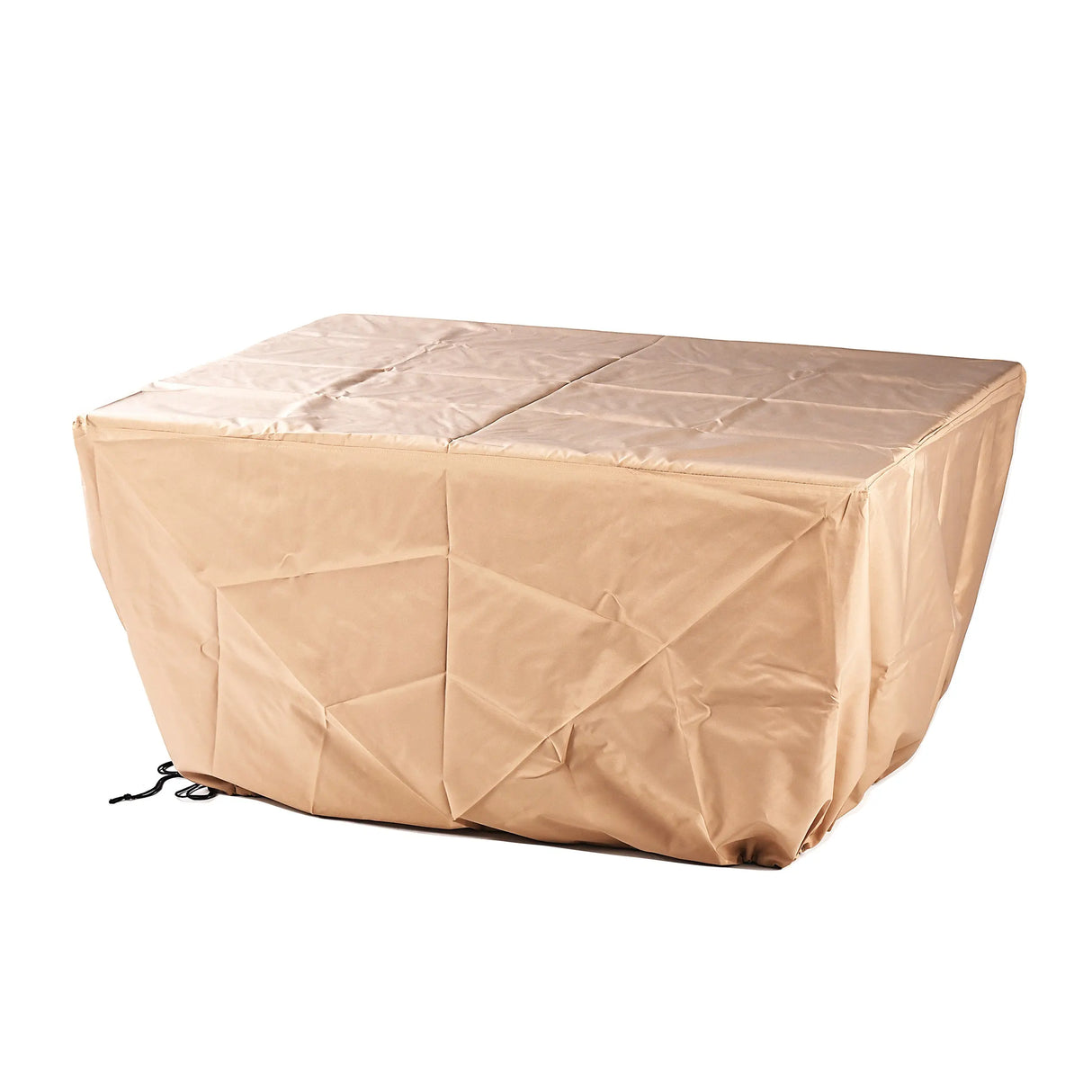 Aluminum 48-in Rectangular Propane Fire Table, Beads, Covers and Lid Sharicks