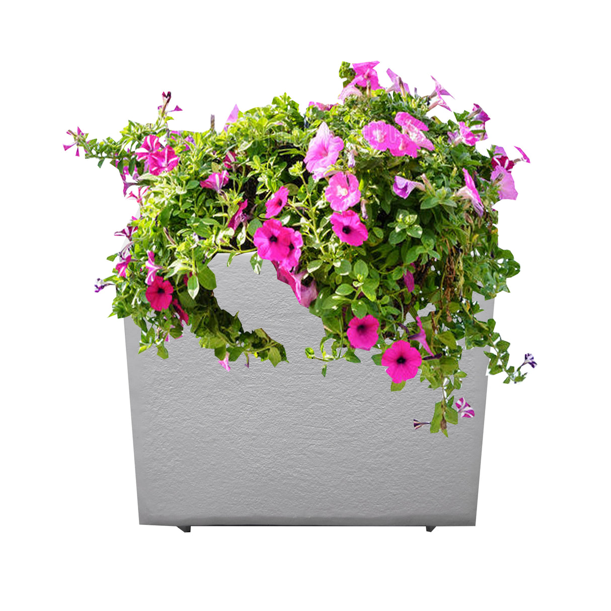 Modern Square Cast Aluminum 35-in Bird Bath and Planter Vase Combo Sharicks