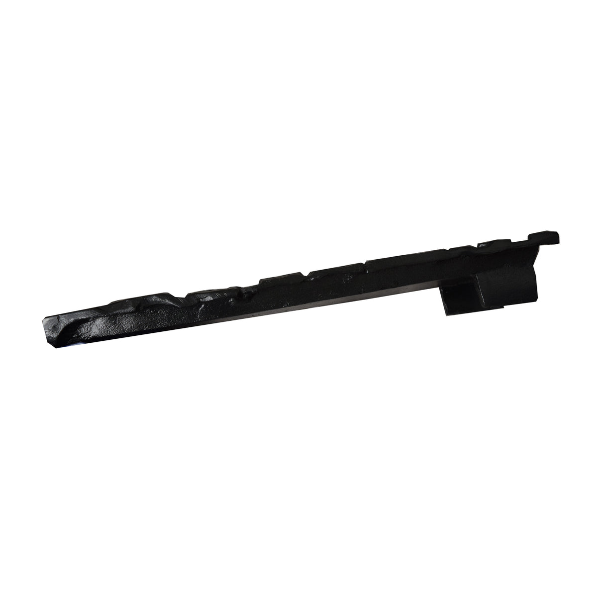 Black Stone Rock 24-in Cast Aluminum Downspout Gutter Splash Block Sharicks