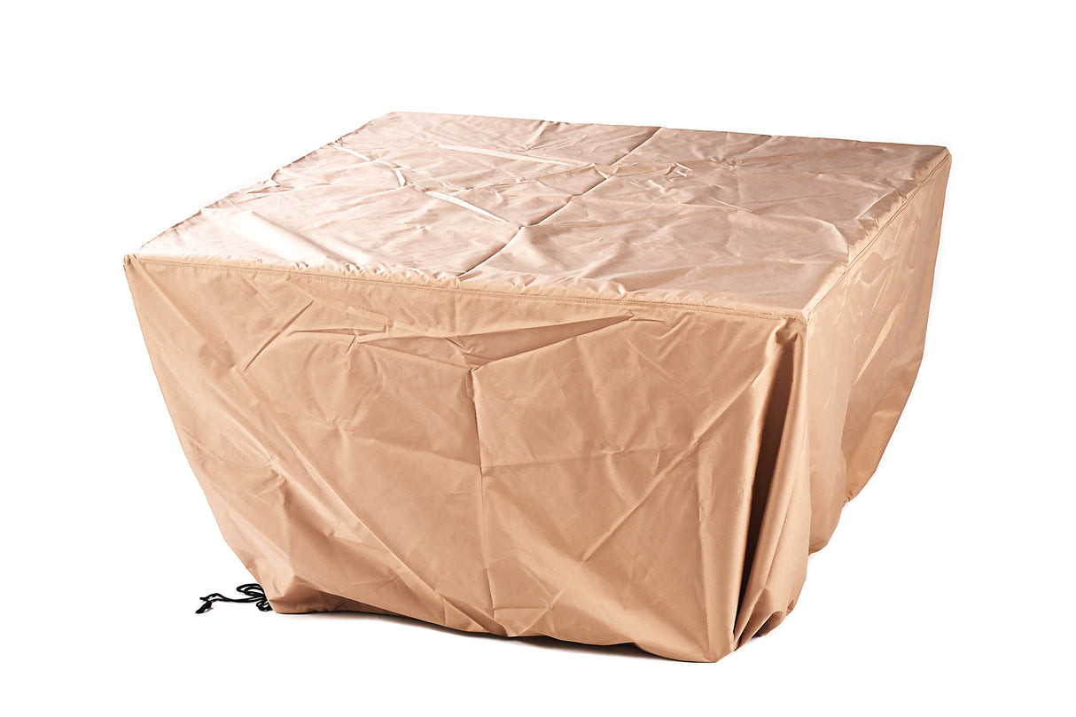 Aluminum 42-in Square Propane Fire Table with Beads, Covers and Lid Sharicks