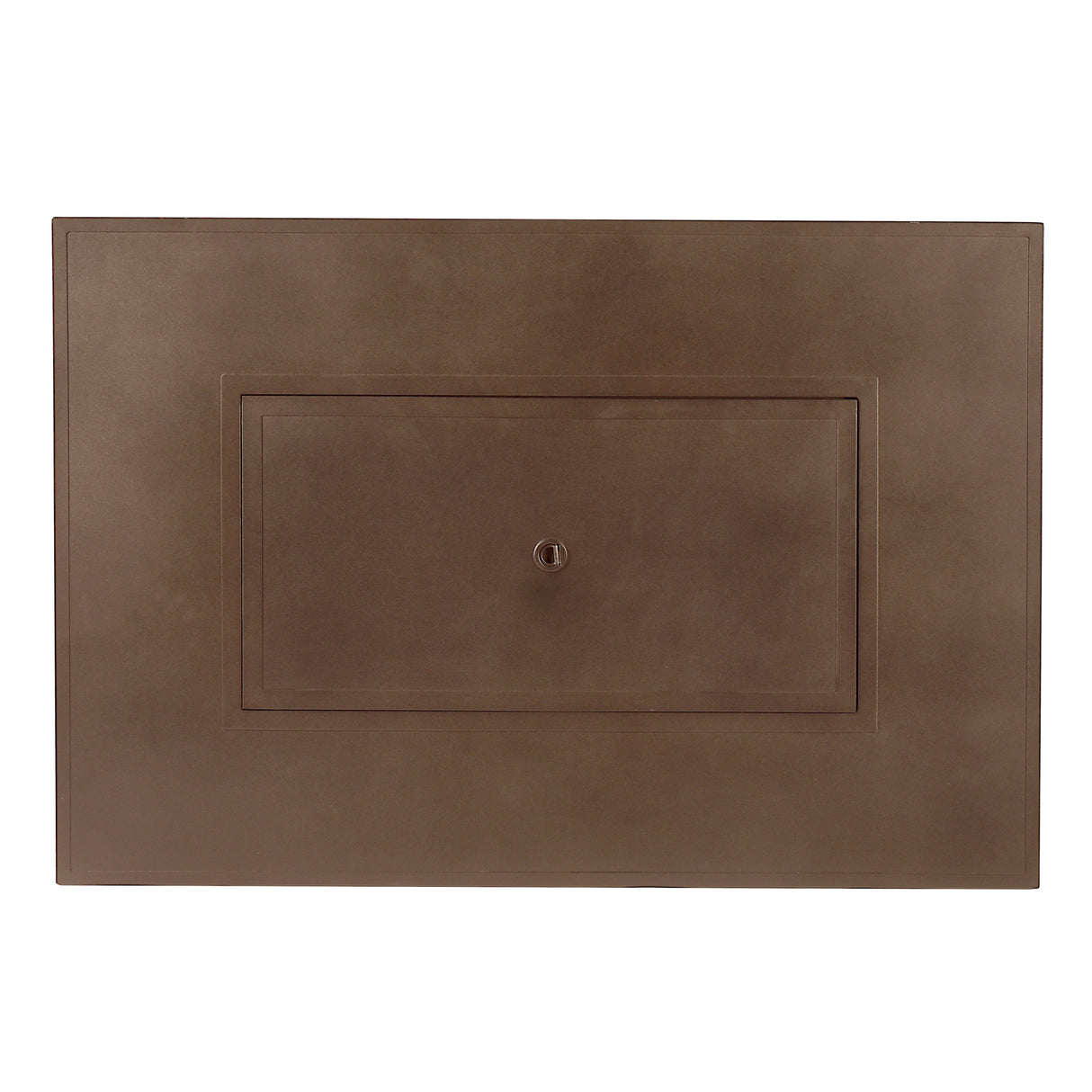 Aluminum 48-in Rectangular Propane Fire Table, Beads, Covers and Lid Sharicks