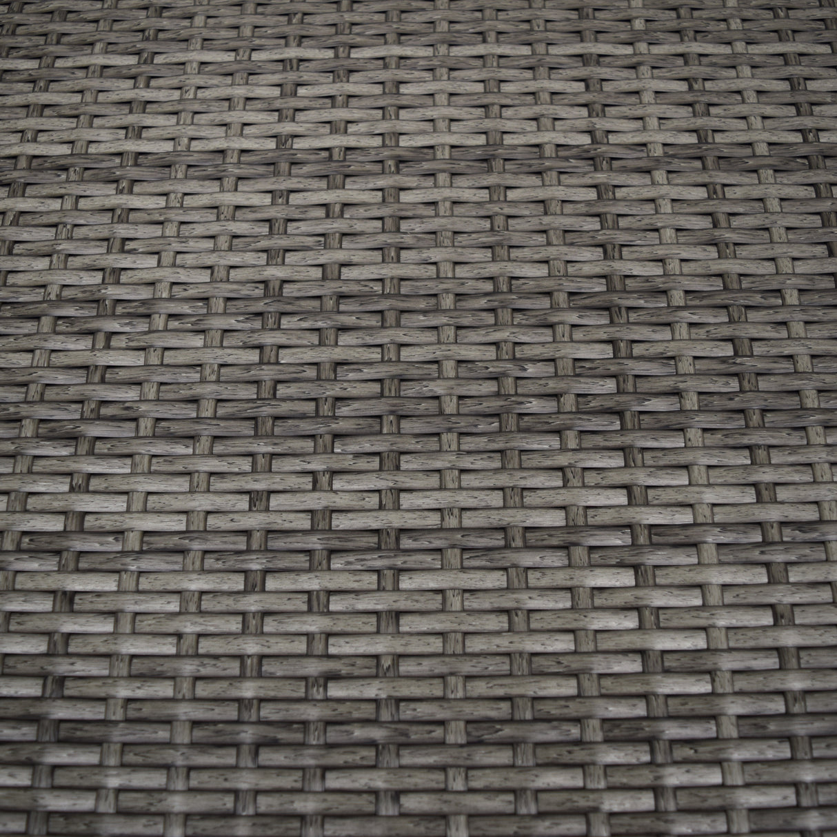 Grey Wicker Foldable Patio Balcony Table with Adjustable Clamps Sharicks