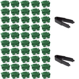 Modular Cube Locking Clips Pack of 50 and 2 Tweezers