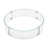 Aluminum 44-in Round Propane Fire Table with Beads, Covers and Lid