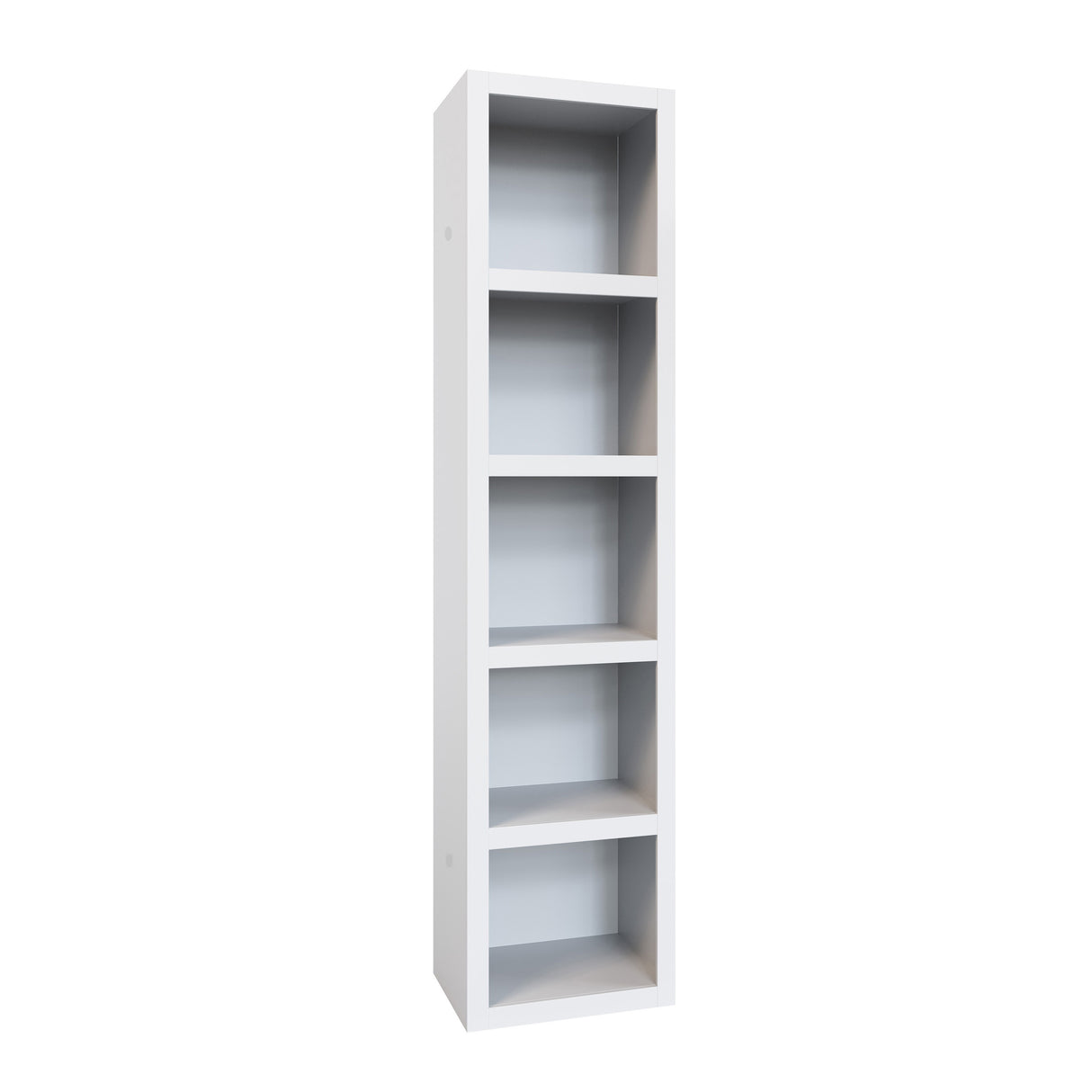 White 85-in Tall Wooden Bookcase Shelf