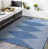 Stephan Navy Outdoor Rug