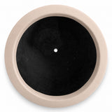 Set of 3 Round Cylinder Polystone Indoor/Outdoor Planters, Sand