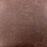 Traditional Dining Arm Chairs, Set of 2, Expresso Finish with Dark Brown PU Leather Upholstered Seats Solid Rubberwood