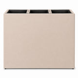 Smooth Rectangular Fiber Cement Planter, Sand